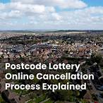 cancelling postcode lottery